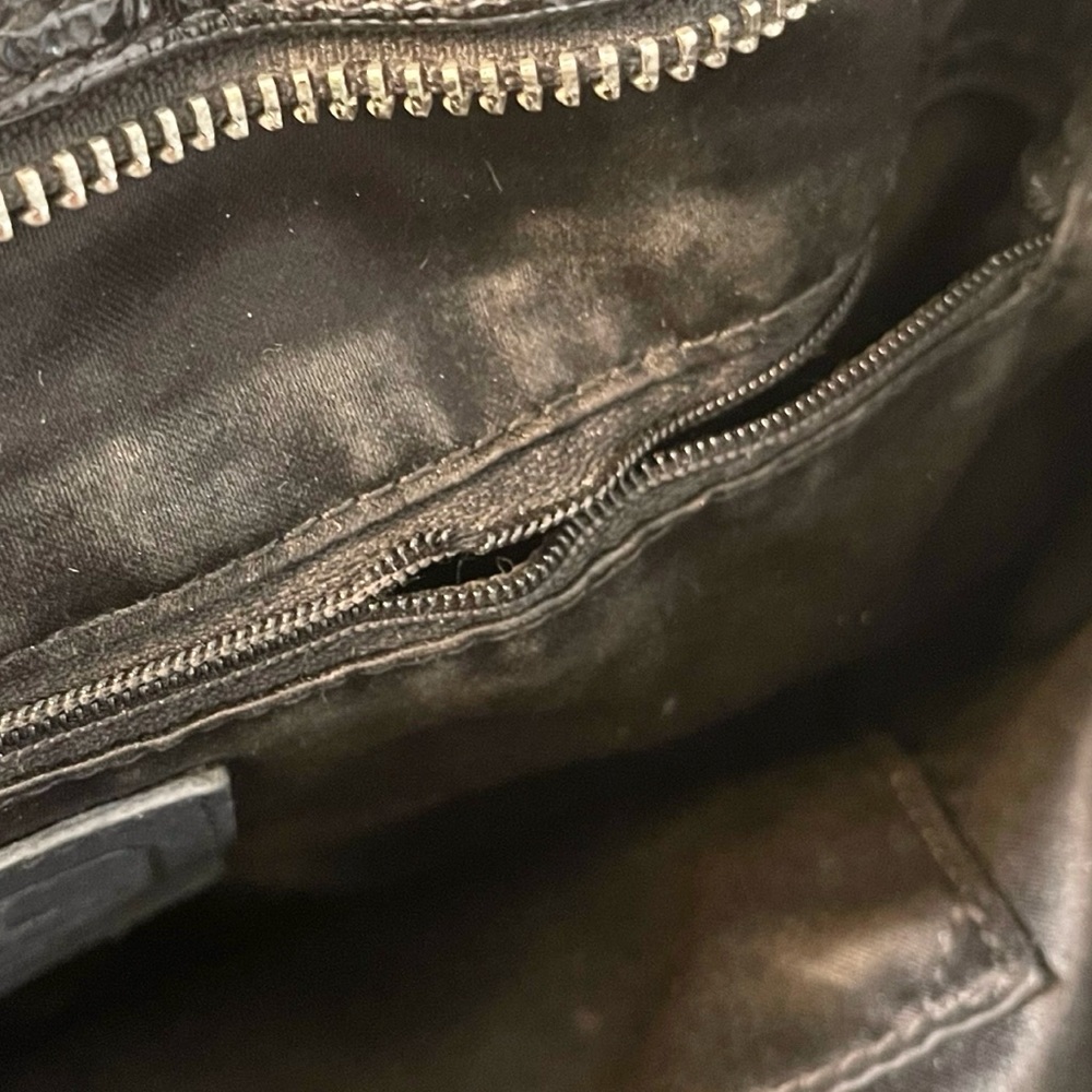 ❤️ Coach Black Patent Leather Gallery North/South Tote F19818 - Picture 11 of 13
